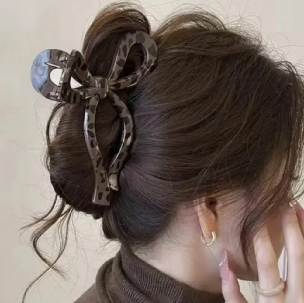 Leopard Print Claw Clip Hair Accessories
